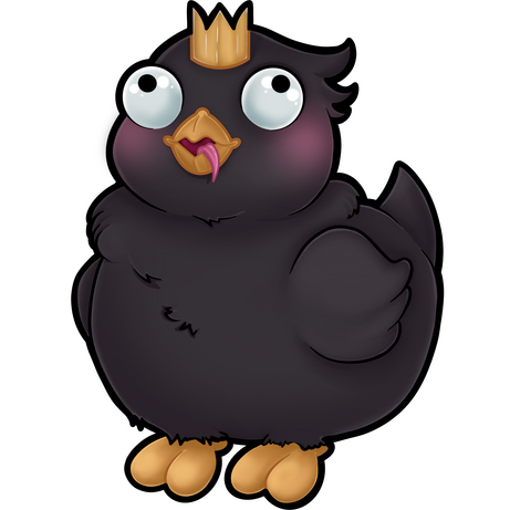 The Big Black Chocobo Cafe and Speakeasy Logo